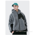 OEM Men's Sherpa Jacket with Hood for Winter